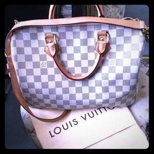 Louis Vuitton Bandoulier 30 Damier Azur Canvas